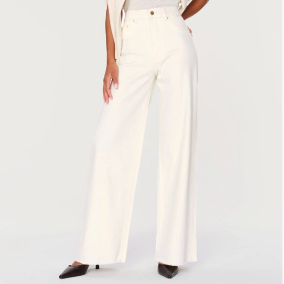 DL1961 Women's High Rise Jeans in White - Picture 1 of 3